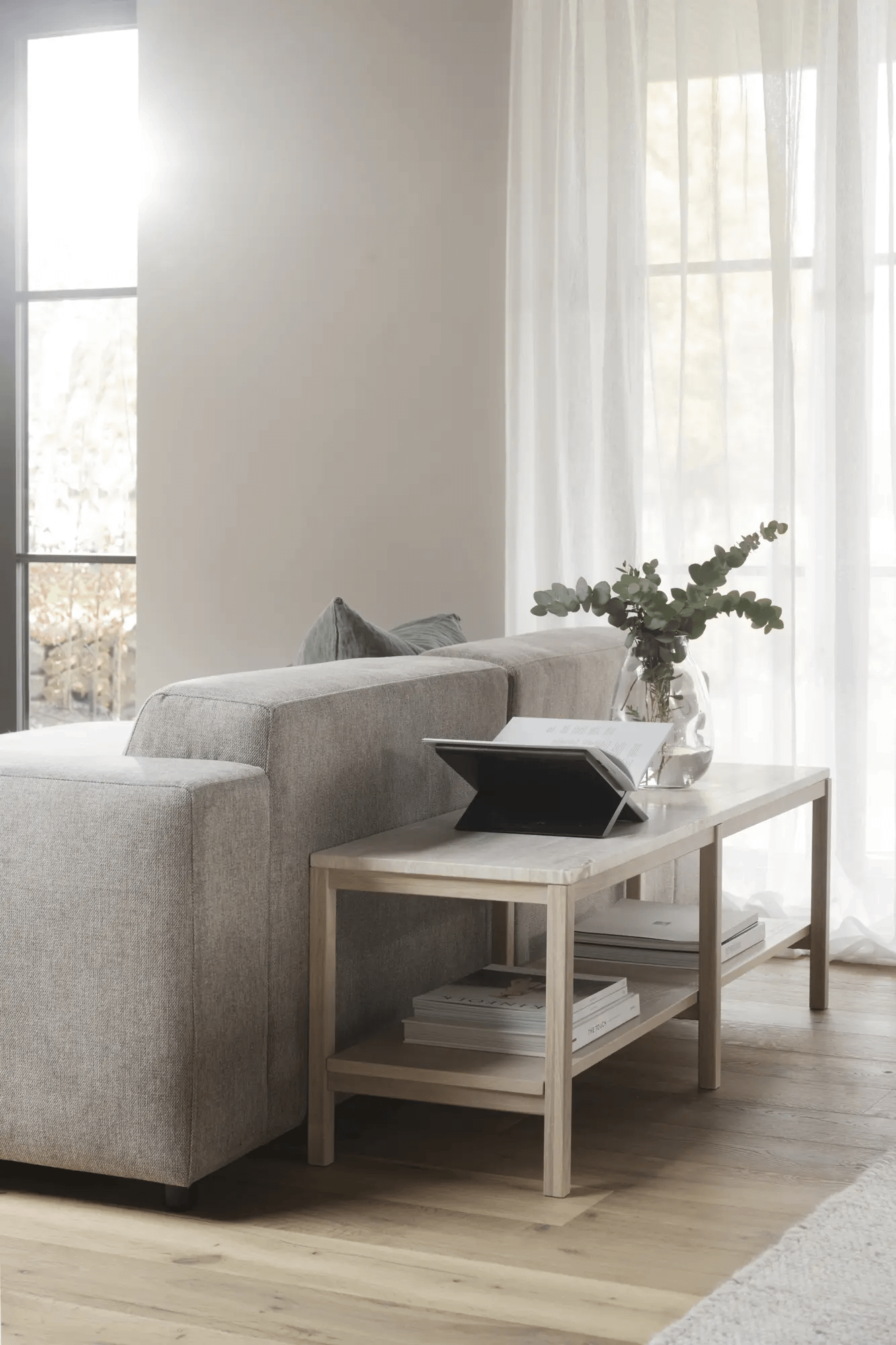 Orwel konsoollaud beež/whitewash