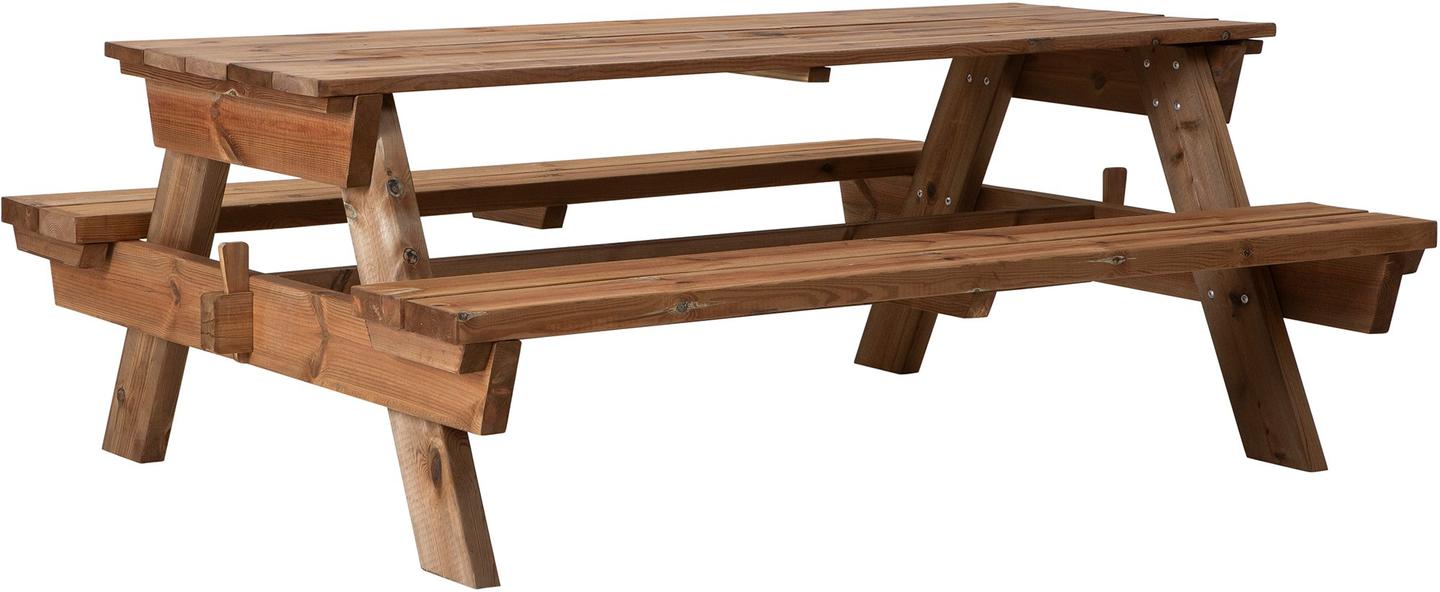 Mahti Aiamööbli 160 laua ja pingi komplekt, pruun, vastupidav puit