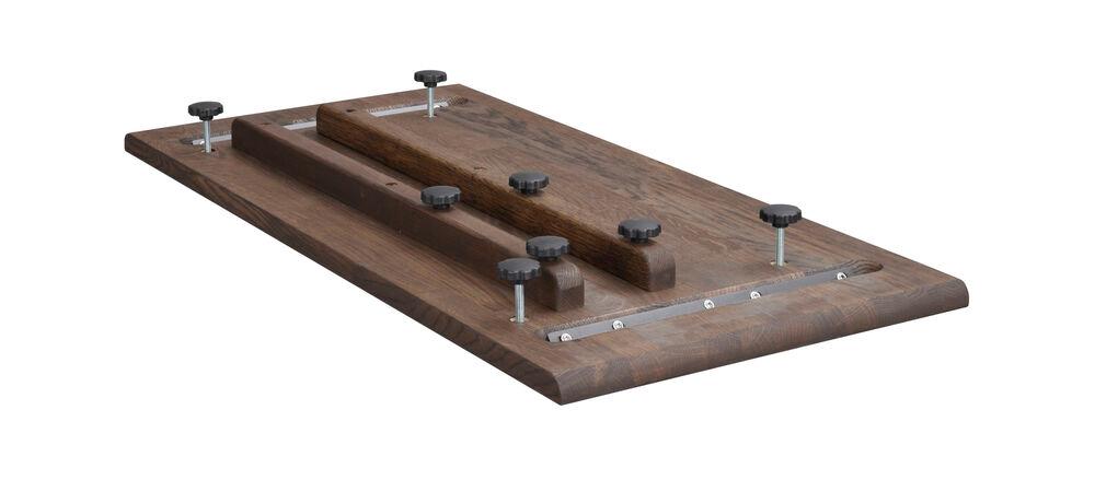 Clapperton pikendusplaat, 45x95, pruun tamm