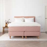 Pisipilt: Wellington kontinentaalvoodi, 160x200 cm (sis. kattem. peats + jald), roosa