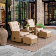 Pisipilt: Stavanger rõdukomplekt, 2 recliner tooli + laud