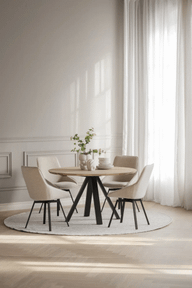 Pisipilt: Carradale söögilaud whitewash/must