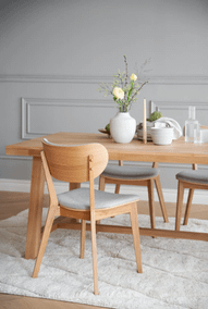 Pisipilt: Brooklyn söögilaud 170x95 harjatud tamm