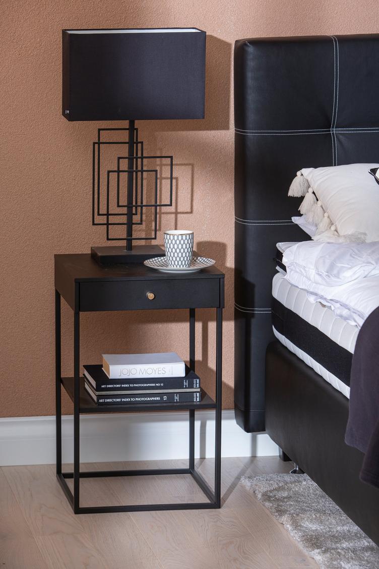 Elton öökapp (kõrge), must