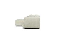 Pisipilt: Nurgadiivan Ronda 3-kohaline maxi, vasak, Fluffy 5601 valge
