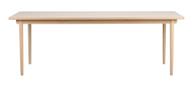Fairmount söögilaud 220x95, beež HPL/whitewash tamm