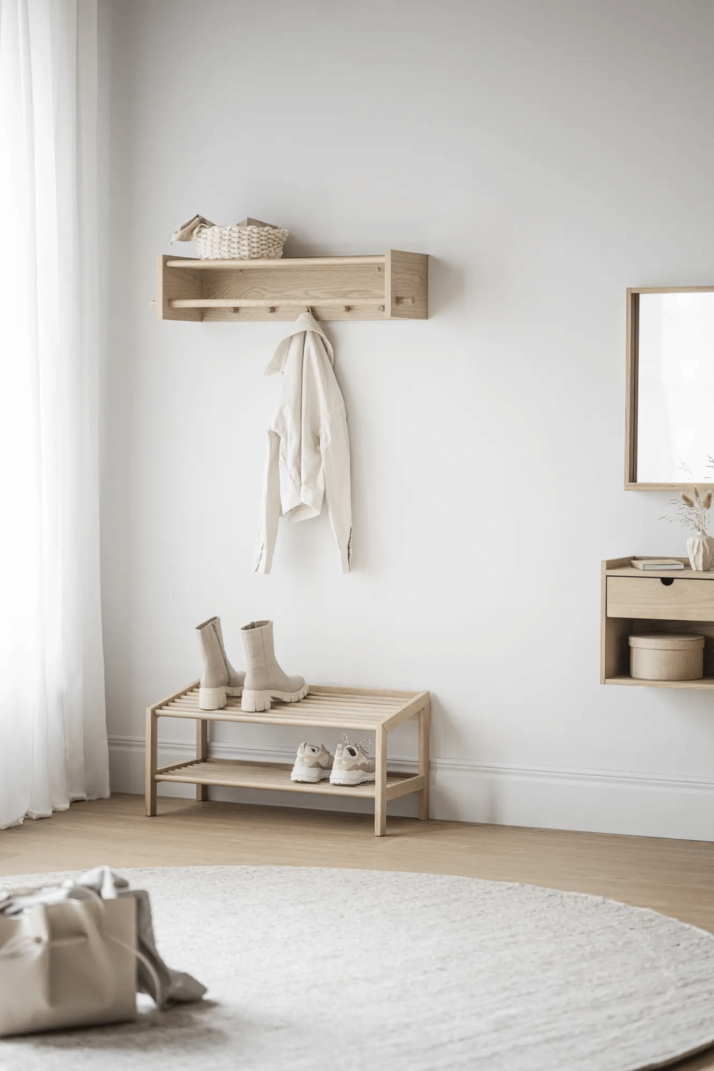 Hillmond  peegel whitewash