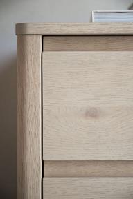 Melstone kummut, 110 H70, whitewash tamm
