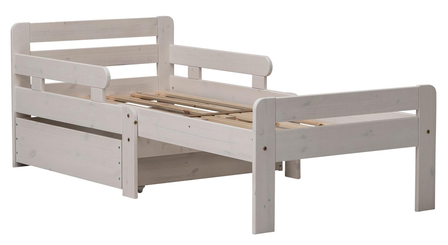 Pikendatav voodi Satumaa 75x100-185 cm + mänguasja kastiga