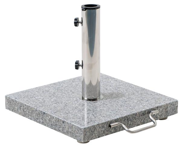 Päikesevarju jalg kandiline 20kg graniit