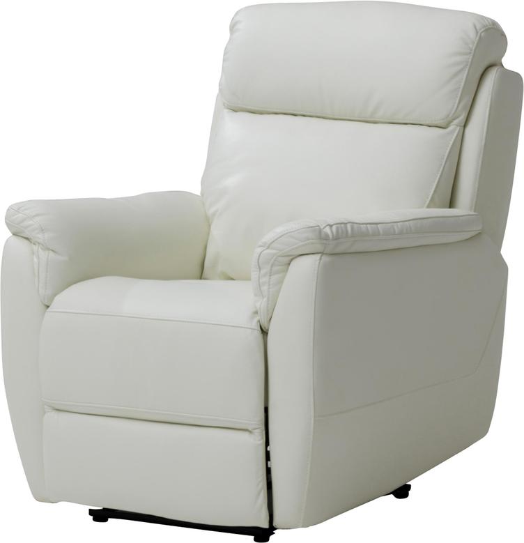 Colorado mehhanismiga recliner tugitool puhas valge nahk/kn