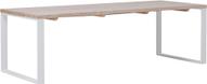Pisipilt: Söögilaud Lankku 95x140 nordic oak/valge sile metalljalg
