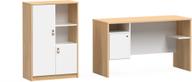 Kuutio Riiul 68x102 cm, tamm/valge