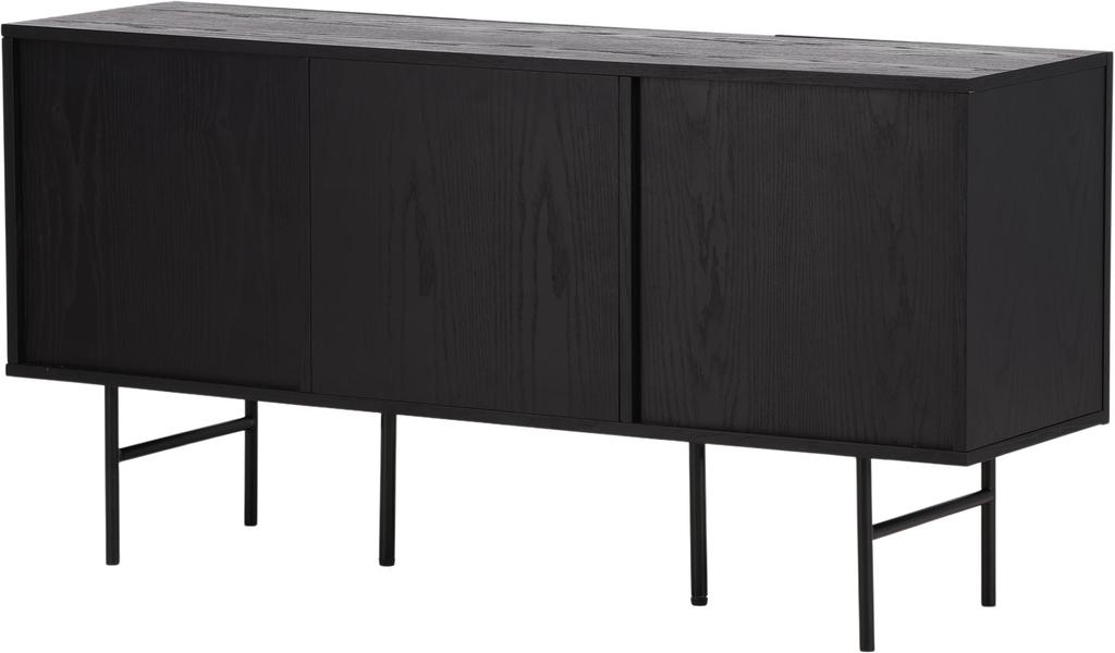 Björkön Puhvetkapp 150x75 cm, must