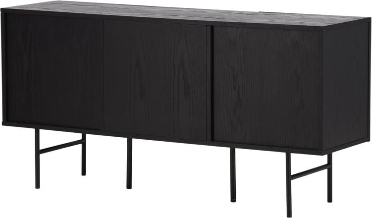 Björkön Puhvetkapp 150x75 cm, must