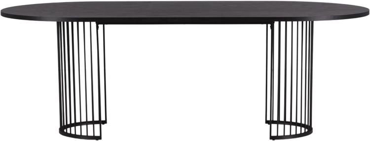 Hamneskär Söögilaud 110x220 cm, must