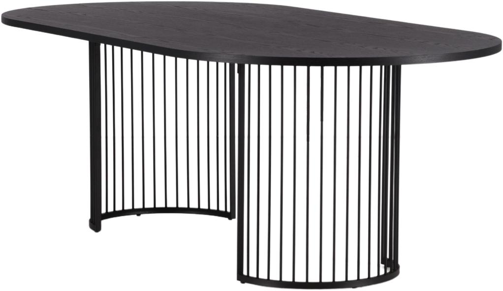Hamneskär Söögilaud 110x220 cm, must