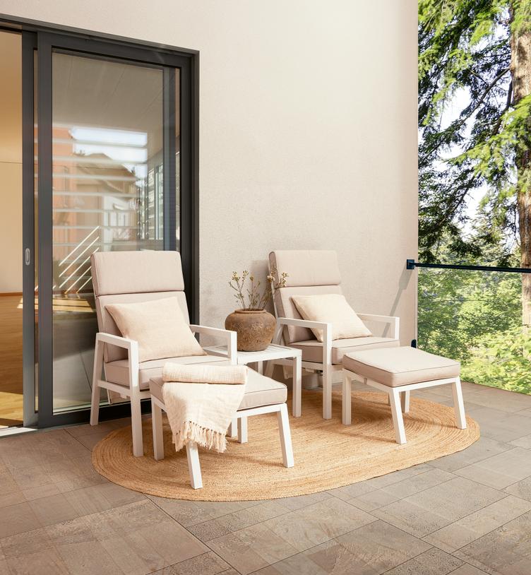 Ramnes aiamööbli lounge komplekt 2+1