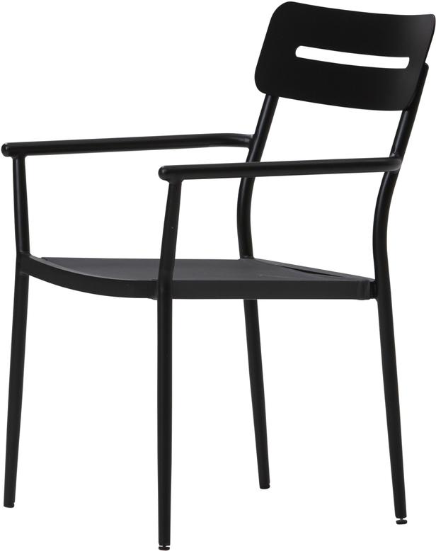 Isabella aiamööbli tool, must