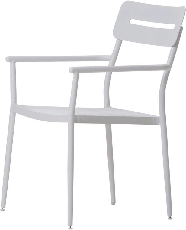 Isabella aiamööbli tool, valge