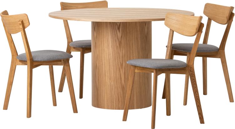 Söögilauakomplekt Rotondo & Ekholmen laud + 4 tooli