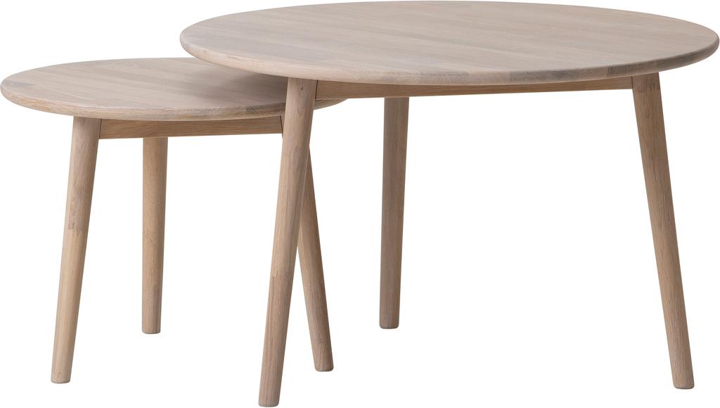 Ekholm diivanilaud, ümar, nordic tamm