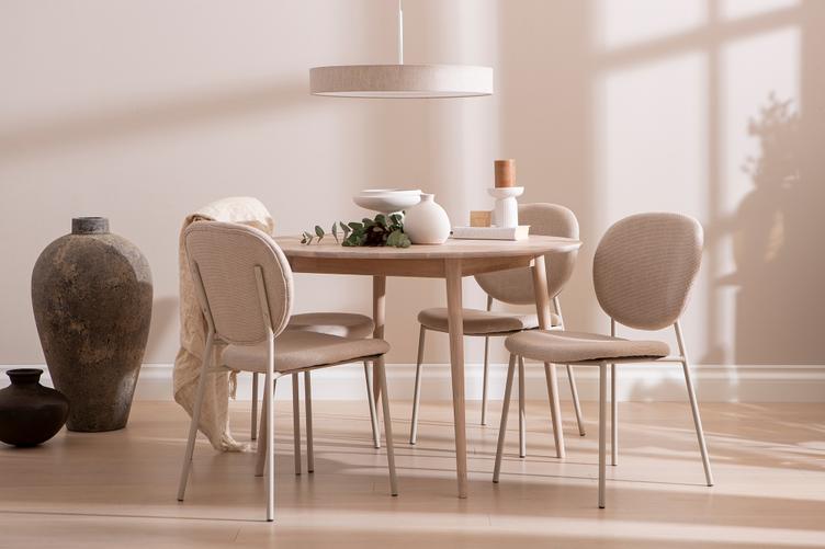 Ekholm & Saga ümar laud + 4 tooli