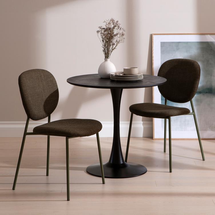 Söögilauakomplekt Apollo & Saga laud + 2 tooli