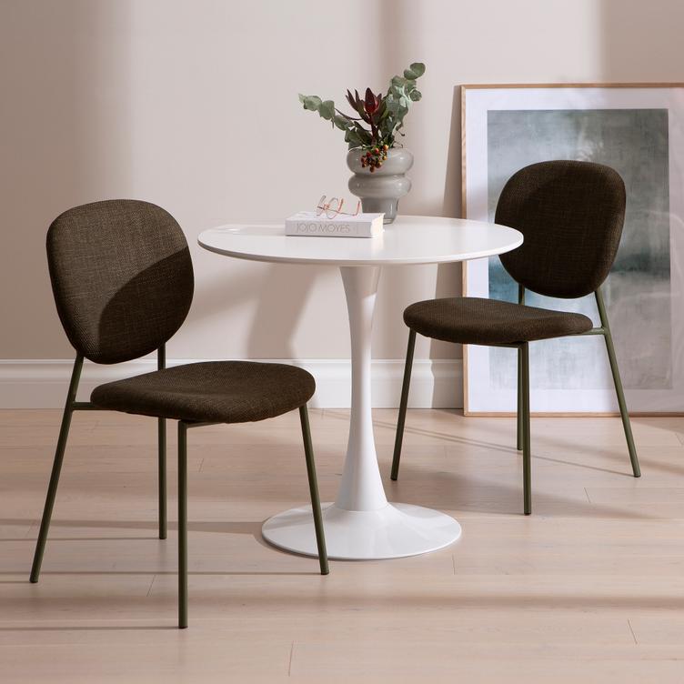 Söögilauakomplekt Apollo & Saga laud + 2 tooli