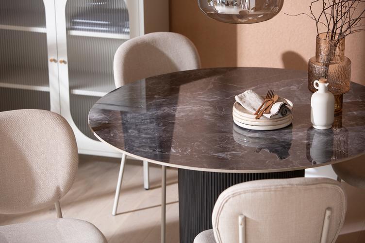 Kalida & Saga laud + 4 tooli