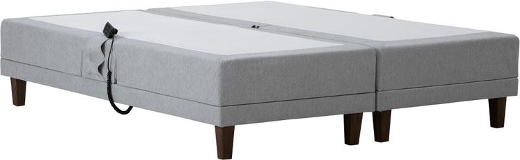 Moon Silver mootorvoodi 160x200 cm helehall (ilma kattemadratsita)