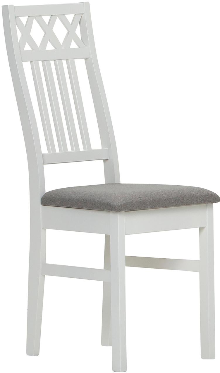 Hovi XXX söögilaua tool valge/helehall polster