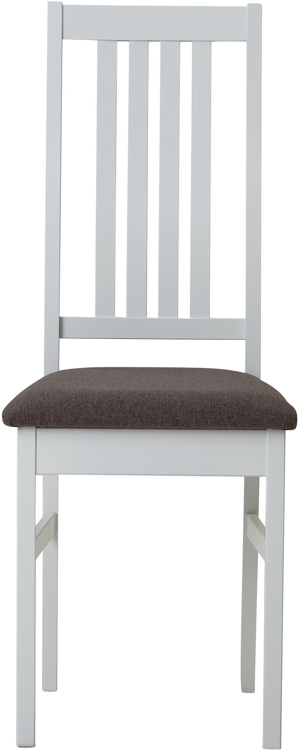 Hovi Delux söögilaua tool valge/pruun polster