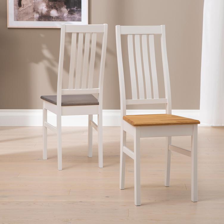 Hovi Delux söögilaua tool valge / tamm