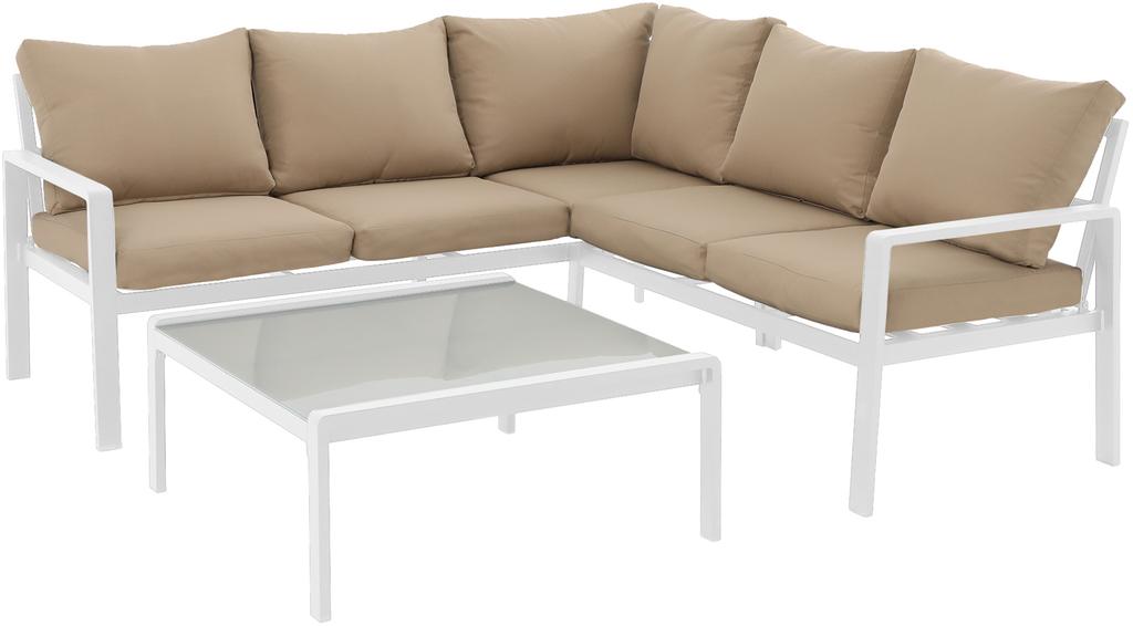 Ramnes aiamööbli nurgadiivan + laud