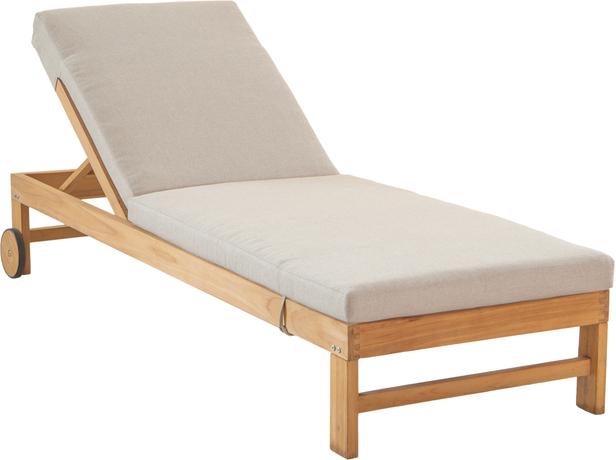 Bilbao õuemööbli lamamistooli pehmendus, beež