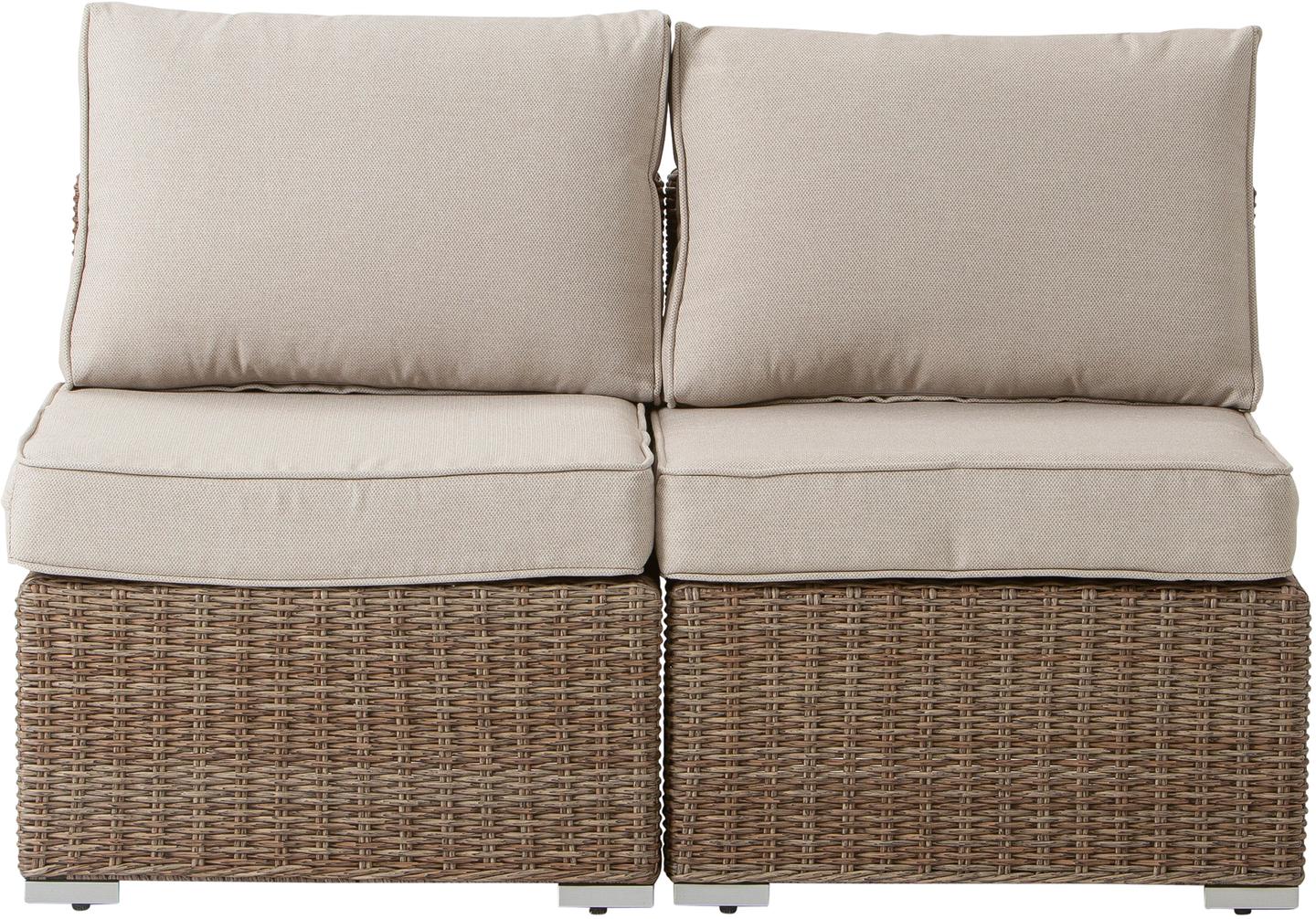 Mode terrassimööbli 2-kohaline diivan, käetugedeta