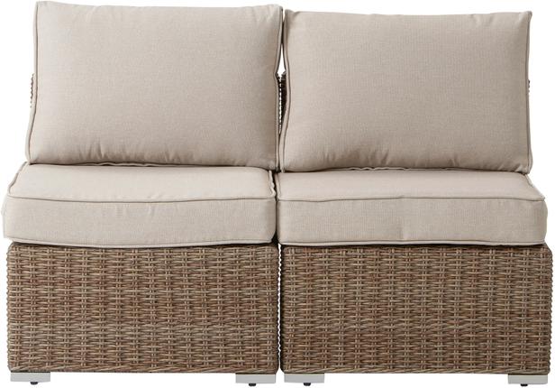 Mode terrassimööbli 2-kohaline diivan, käetugedeta