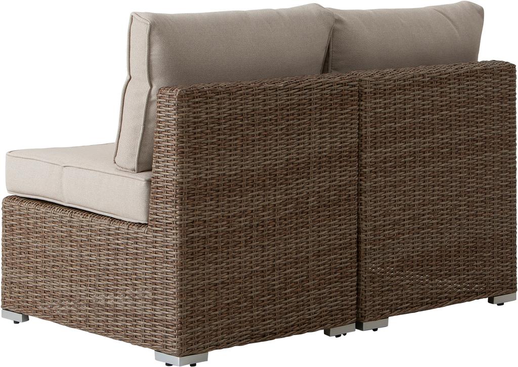 Mode terrassimööbli 2-kohaline diivan, käetugedeta