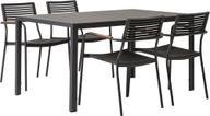 Pisipilt: Dakota & Calle aiamööbli komplekt, laud ja toolid (1+4)