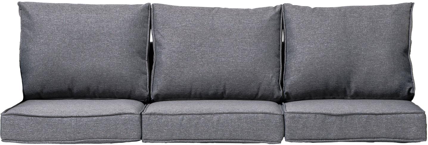 Mode terrassimööbli istmepadjad 3-kohalisele, hall