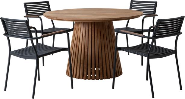 Deco & Calle terrassimööbli söögilaua komplekt neljale