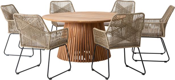 Deco & Maren söögilaua komplekt kuuele