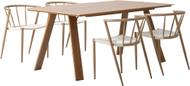 Messina & Deco söögilaua komplekt neljale