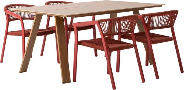 Messina & Elegance söögilaua komplekt neljale