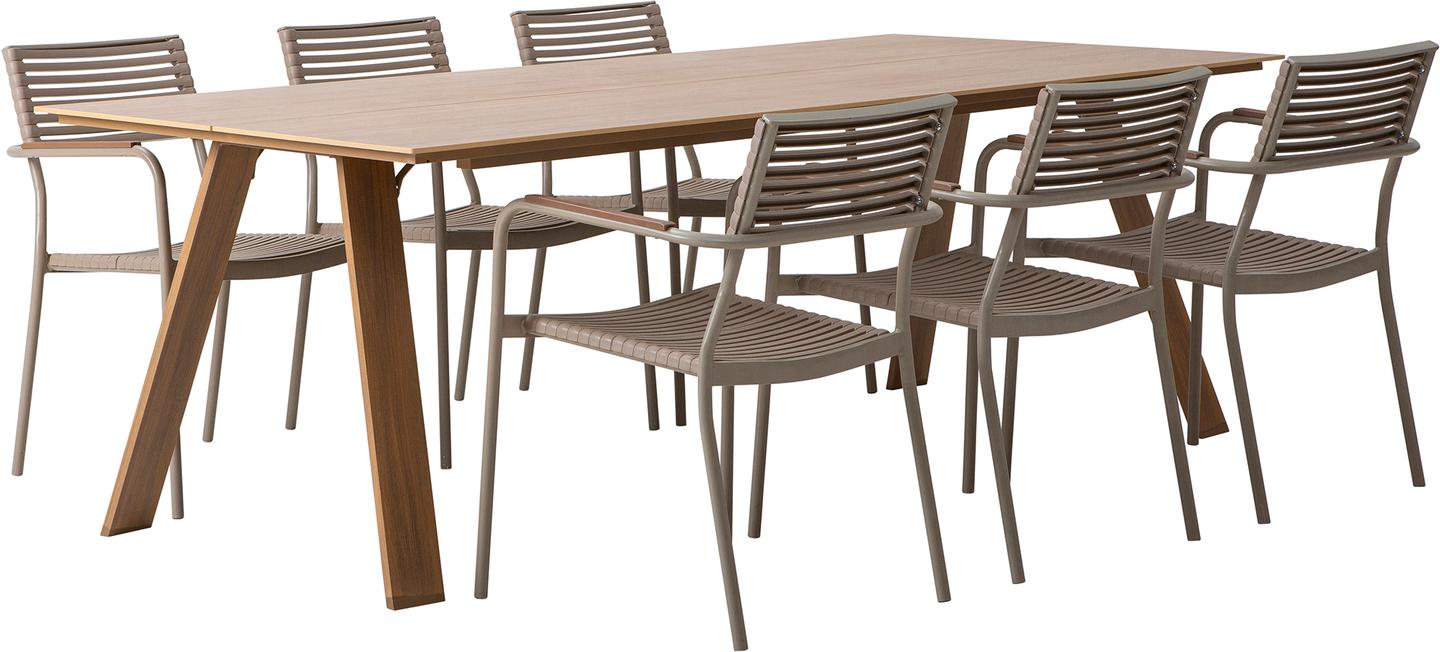 Messina & Calle söögilaua komplekt kuuele