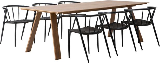 Messina & Deco söögilaua komplekt kuuele