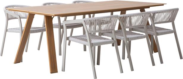 Messina & Elegance söögilaua komplekt kuuele