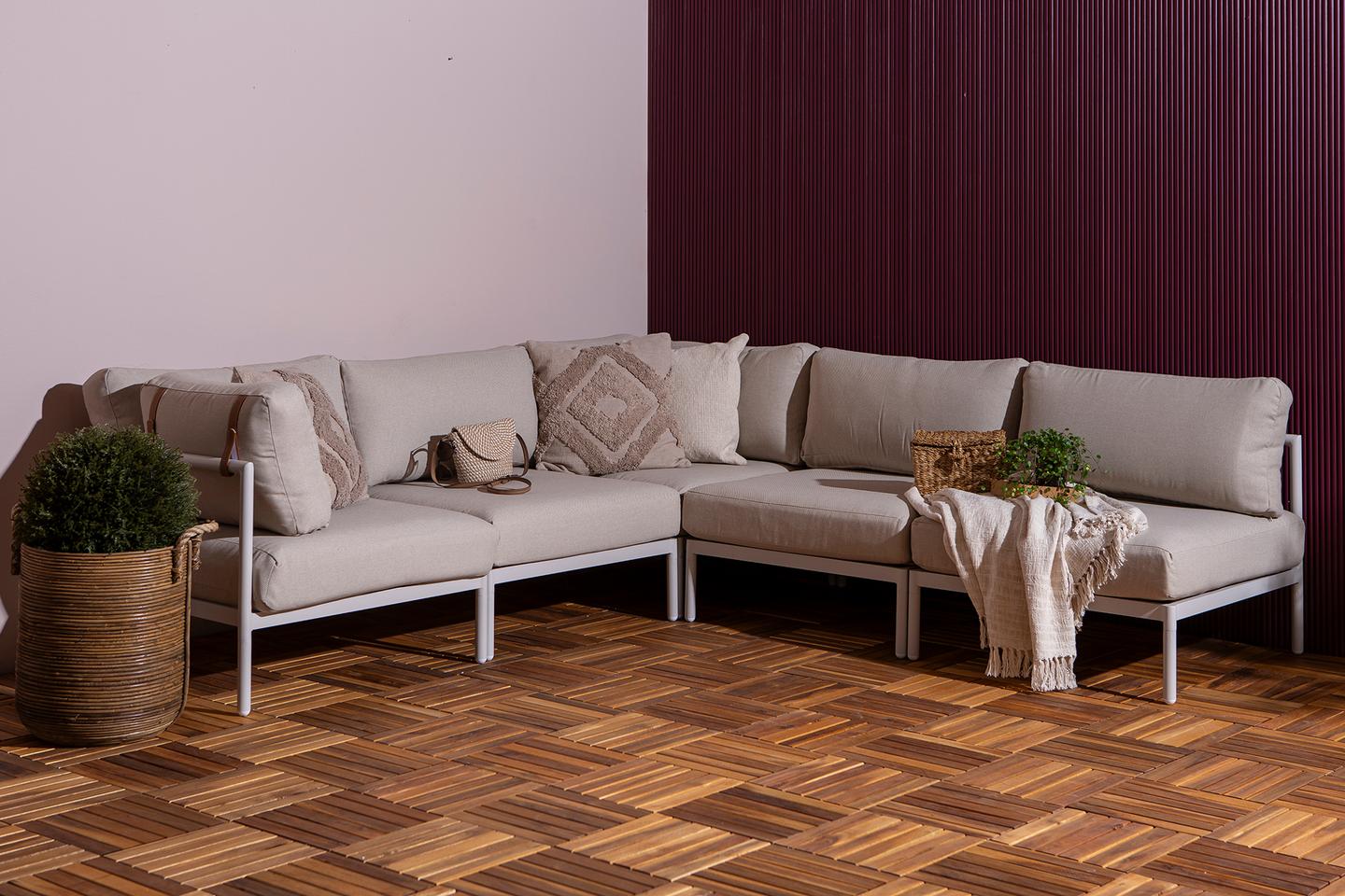 Nordic avatud nurgaga diivan