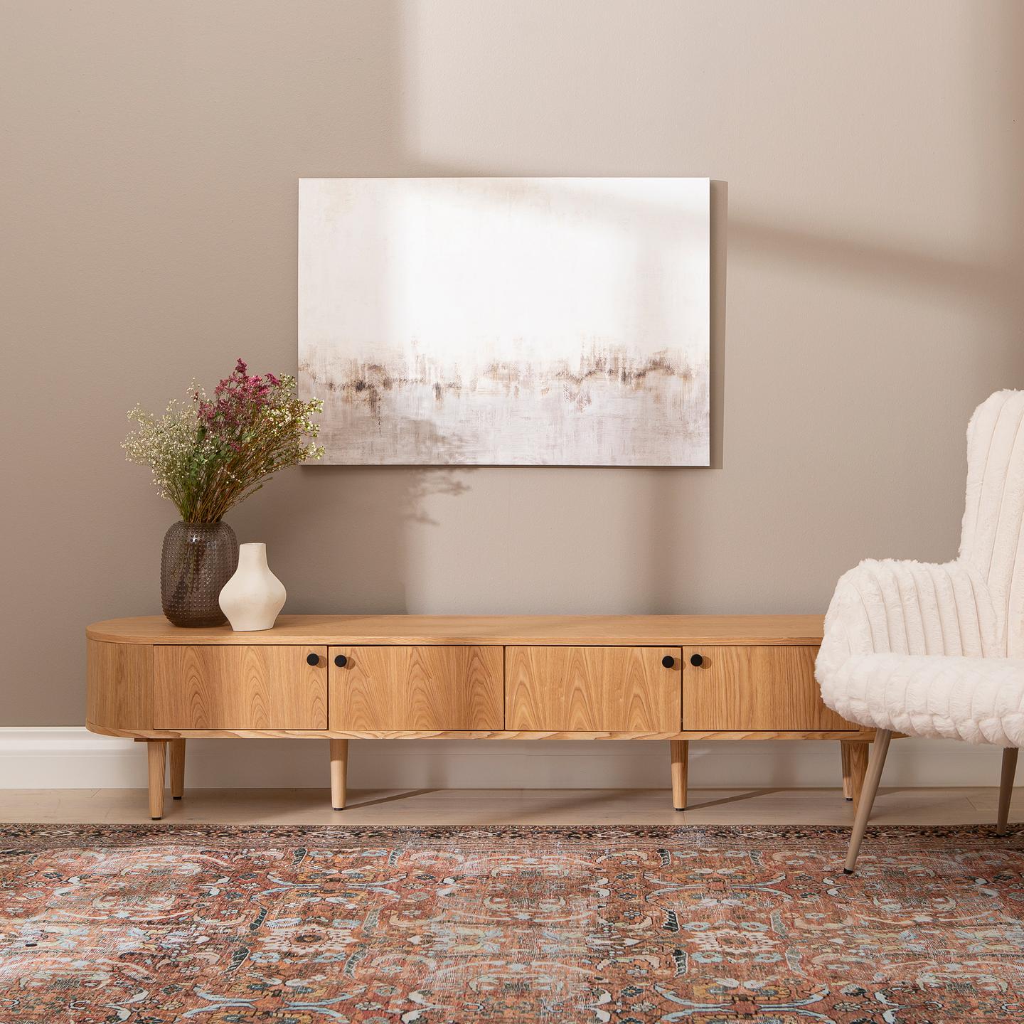 Rotondo tv-alus, 200 cm, saarevineer